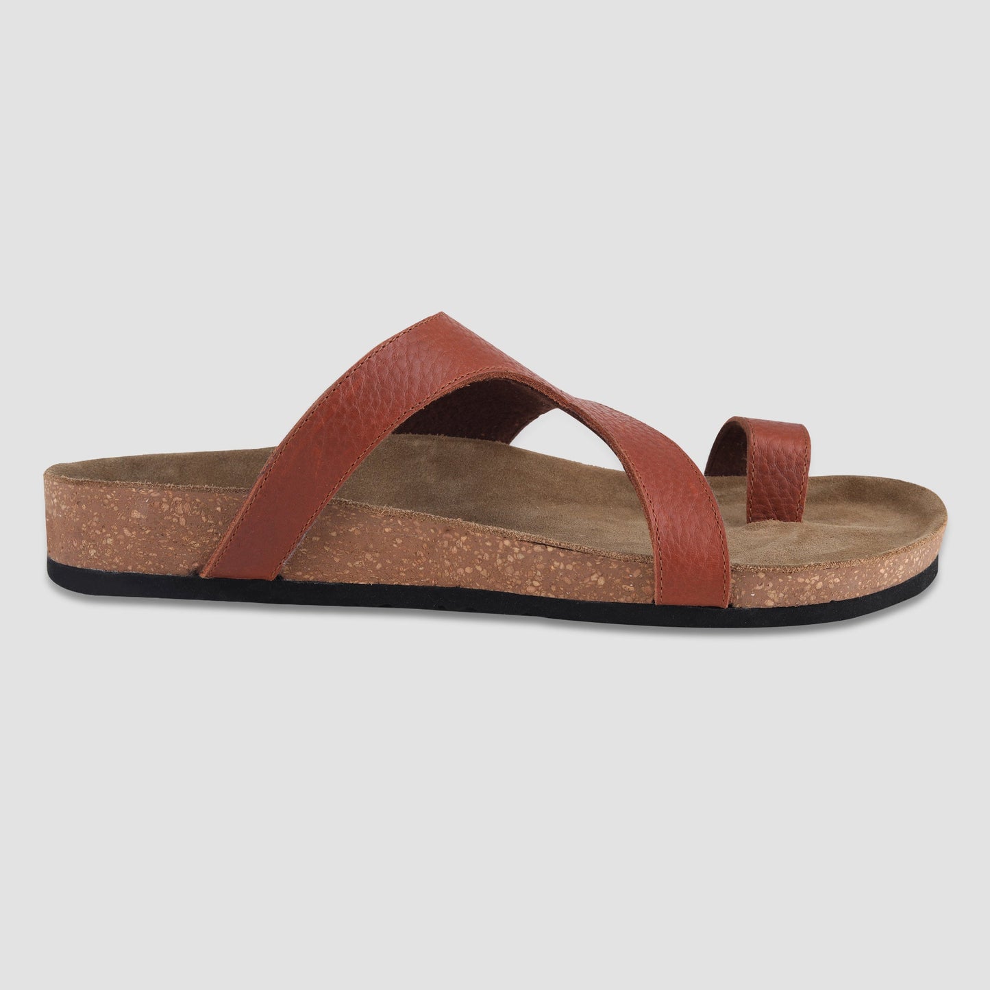 Leather Sandal For Men (Tan)