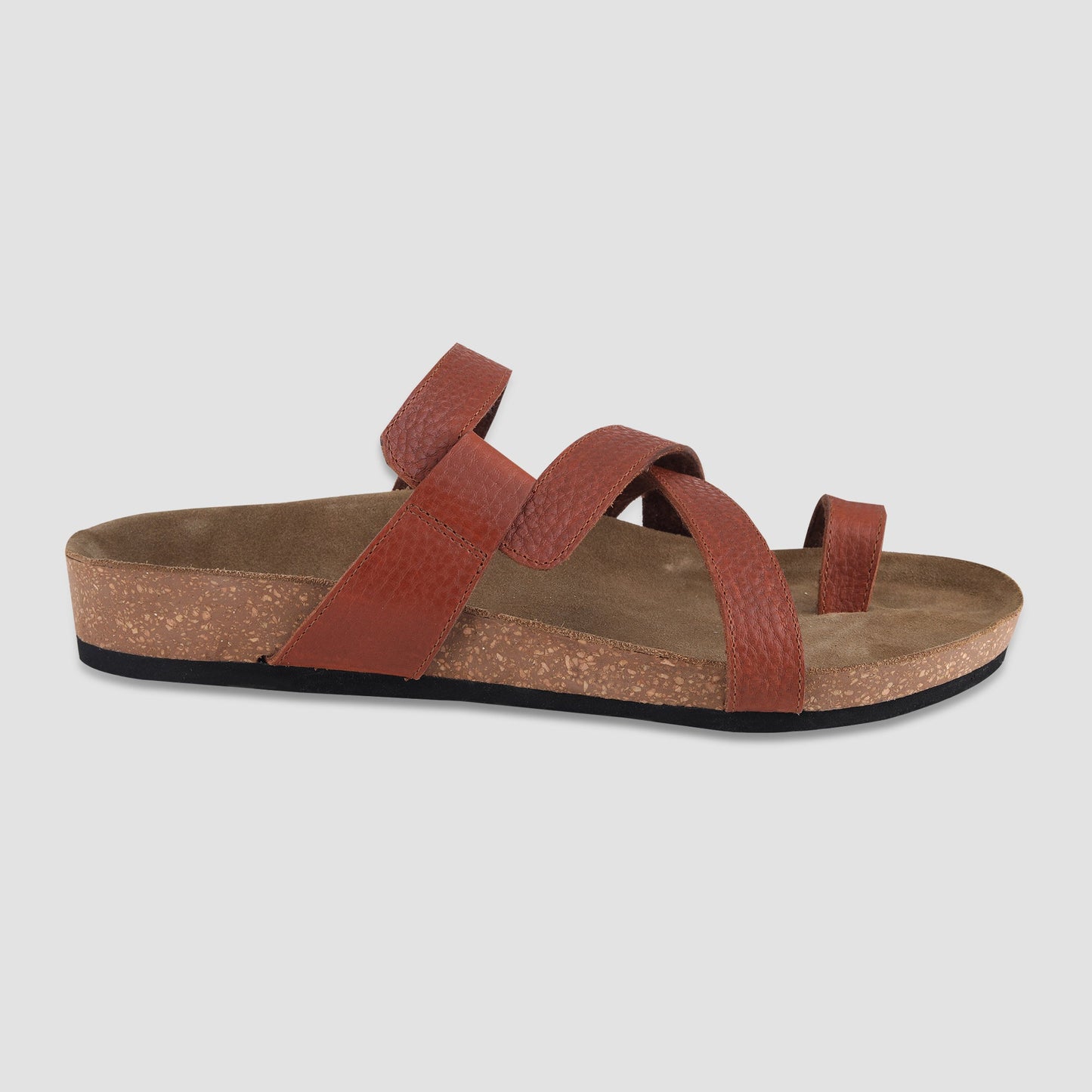 Leather Sandal For Men (Tan)