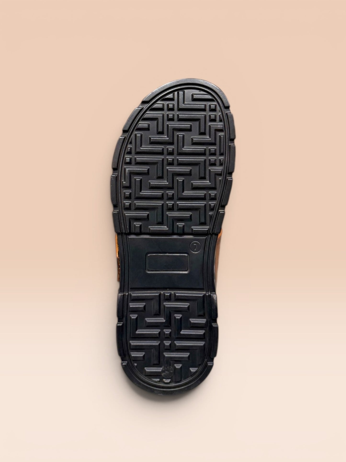 Men's Tan Thong-Strap Sandals