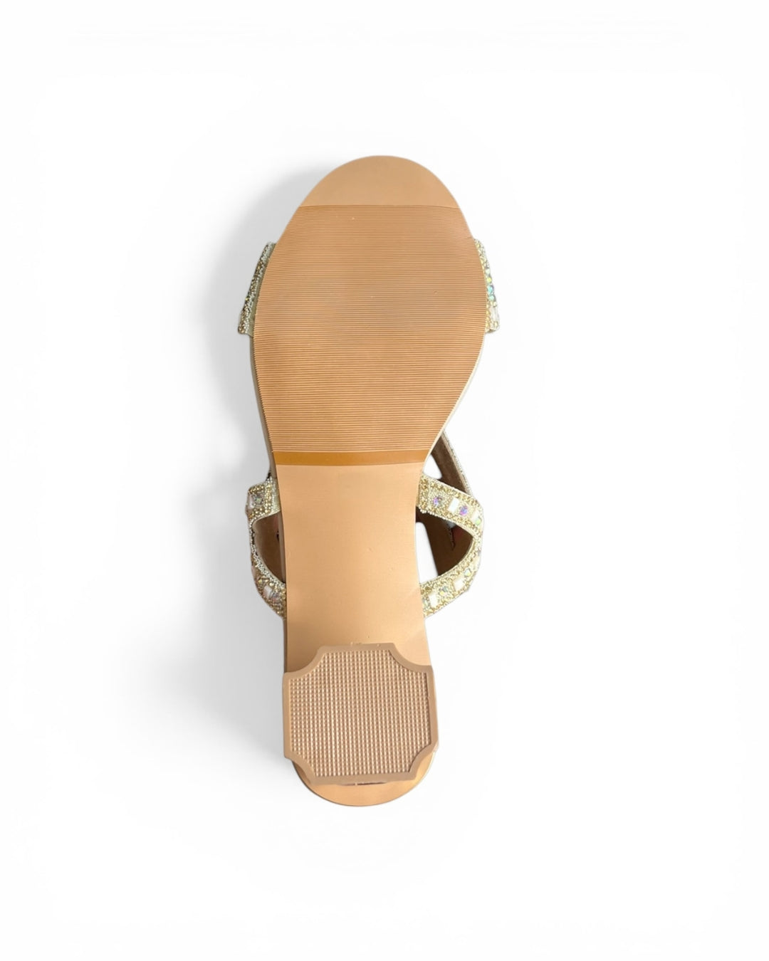 Embellished Block Sandals