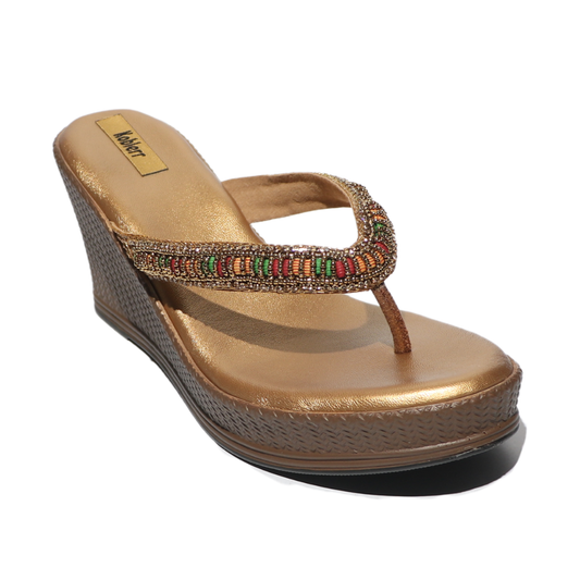 Beaded Strap Wedge