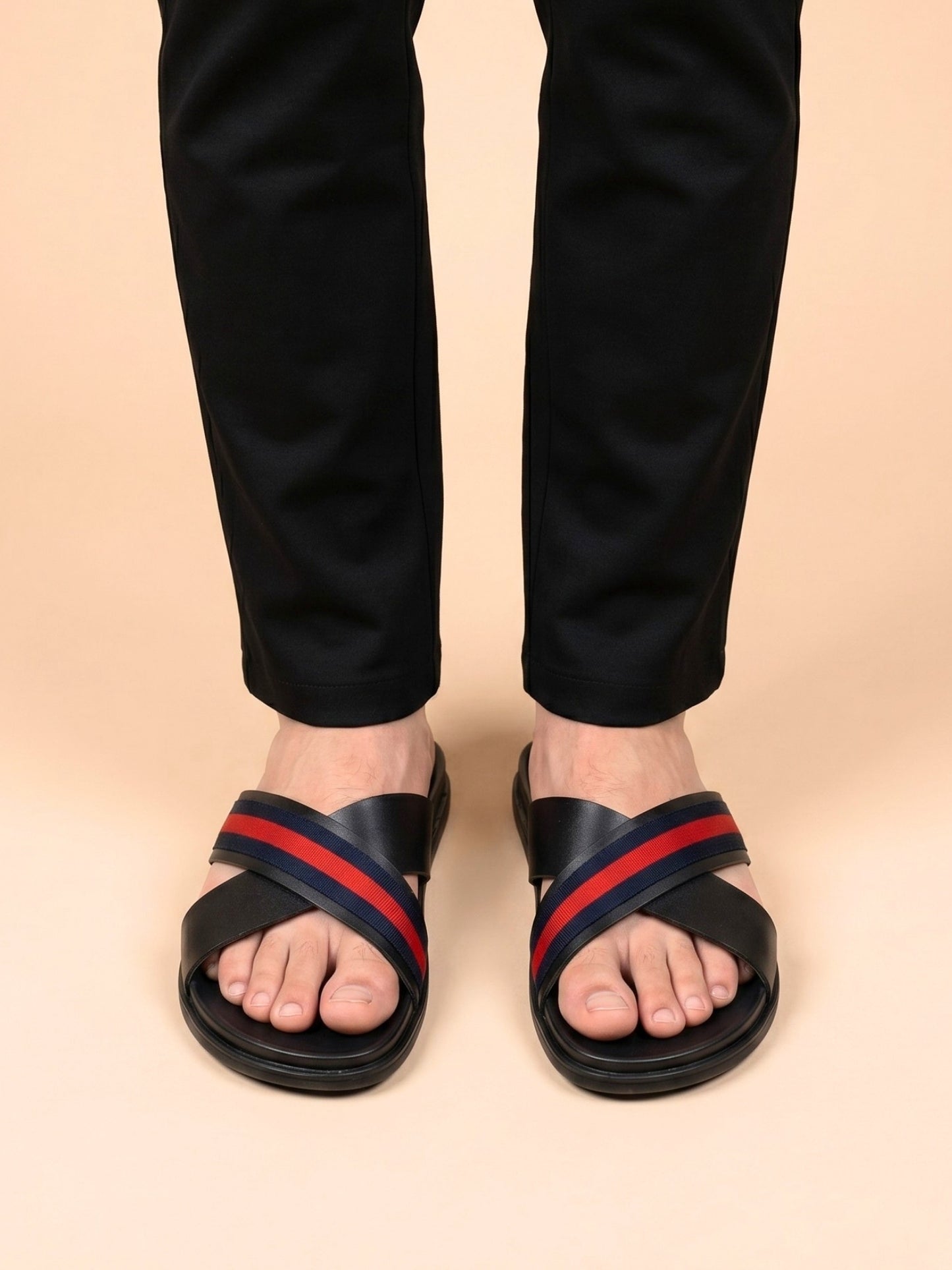 Men Cross-Strap Casual Sandals