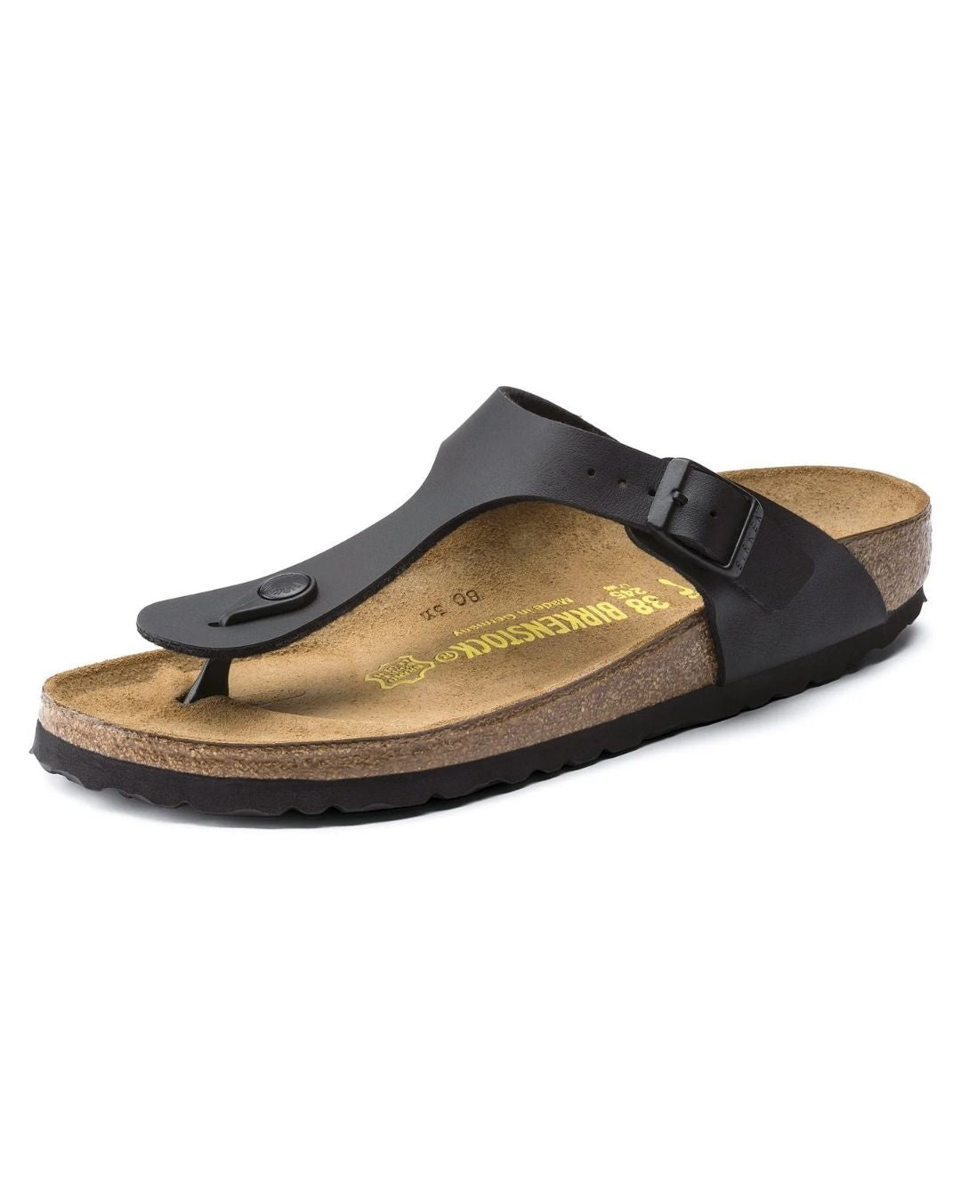 Gizeh Birko-Flor Black Unisex Sandals
