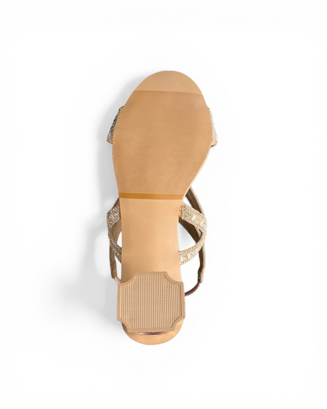 Embellished Block Sandals