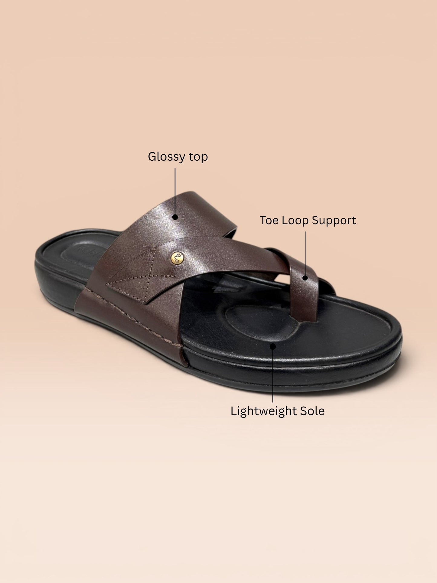 Men Toe-Loop Casual Sandals