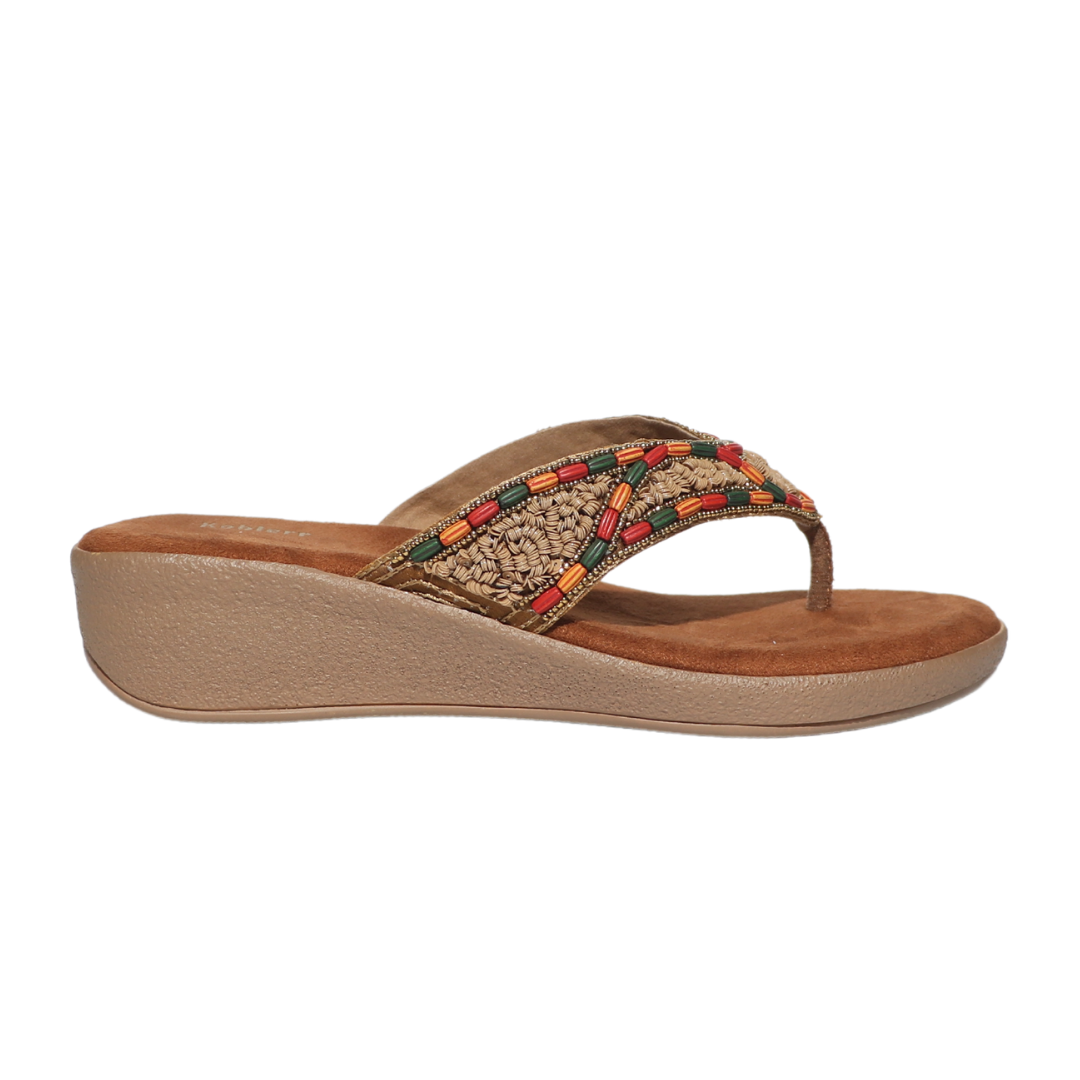 Multi Beaded Comfort Sandals