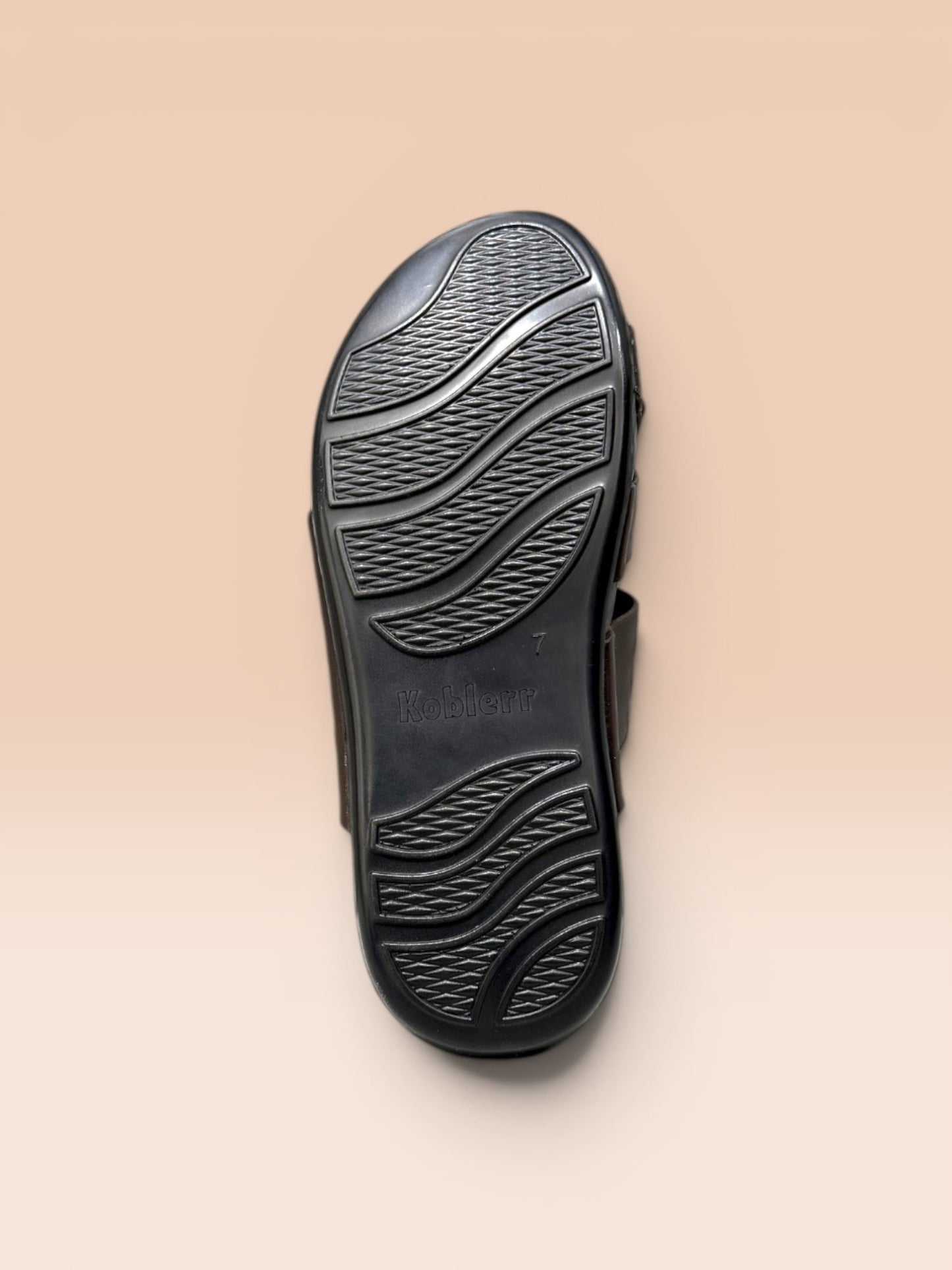 Men's Brown Toe-Loop Sandals