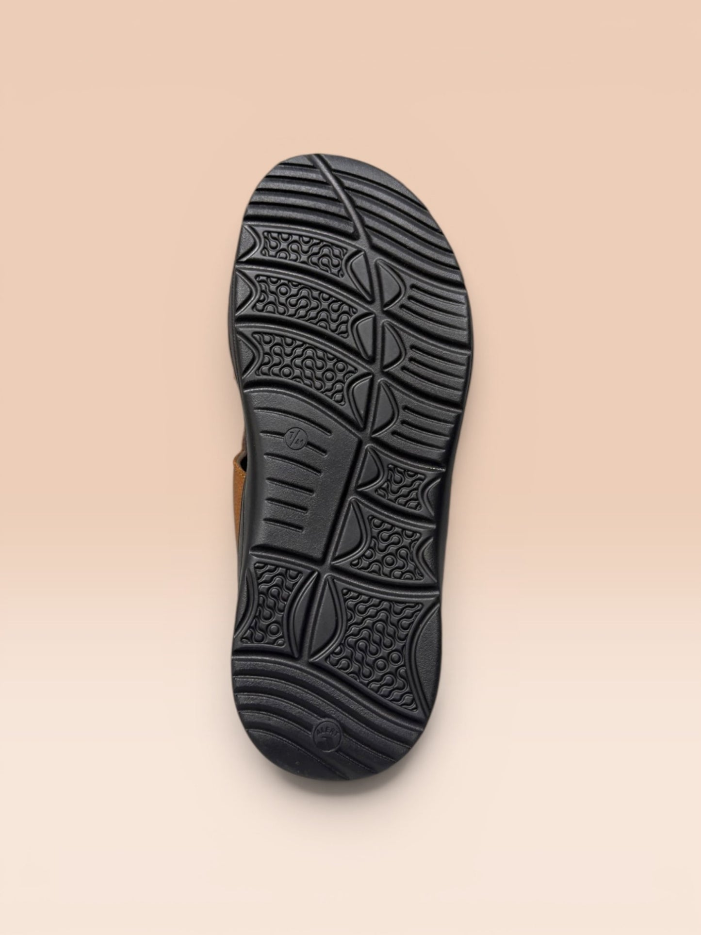 Men's Tan Open-Toe Comfort Sandals