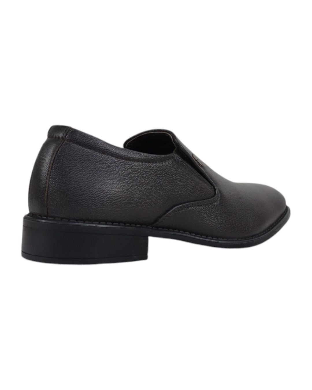 Lee Cooper Black Leather Slip On Shoes