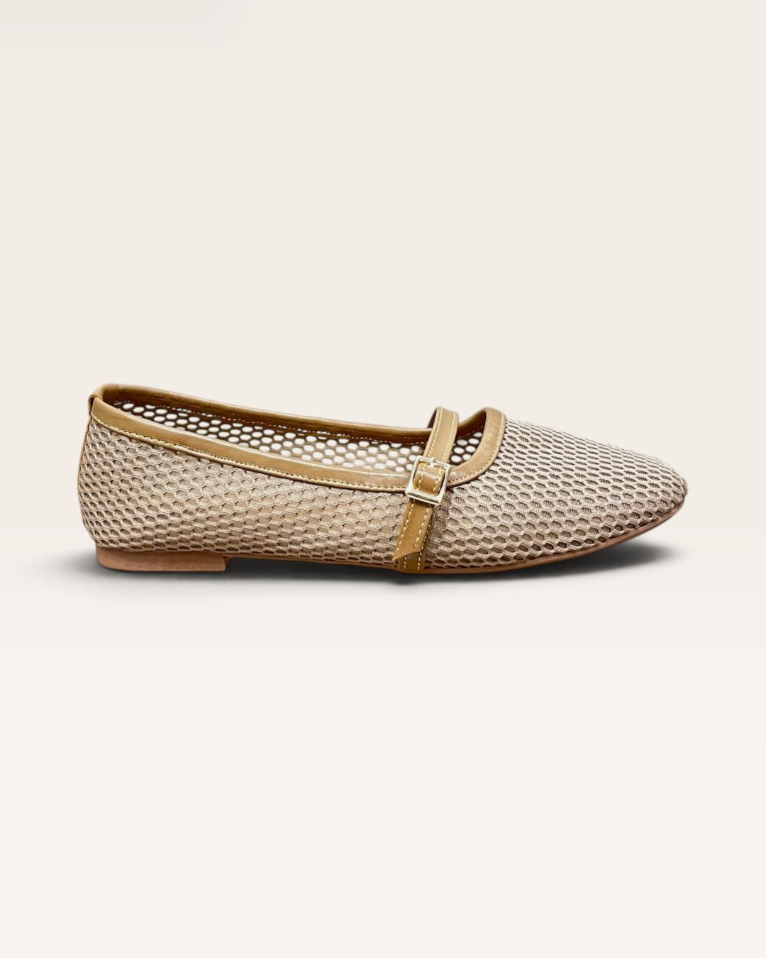 Mesh Ballet in Beige