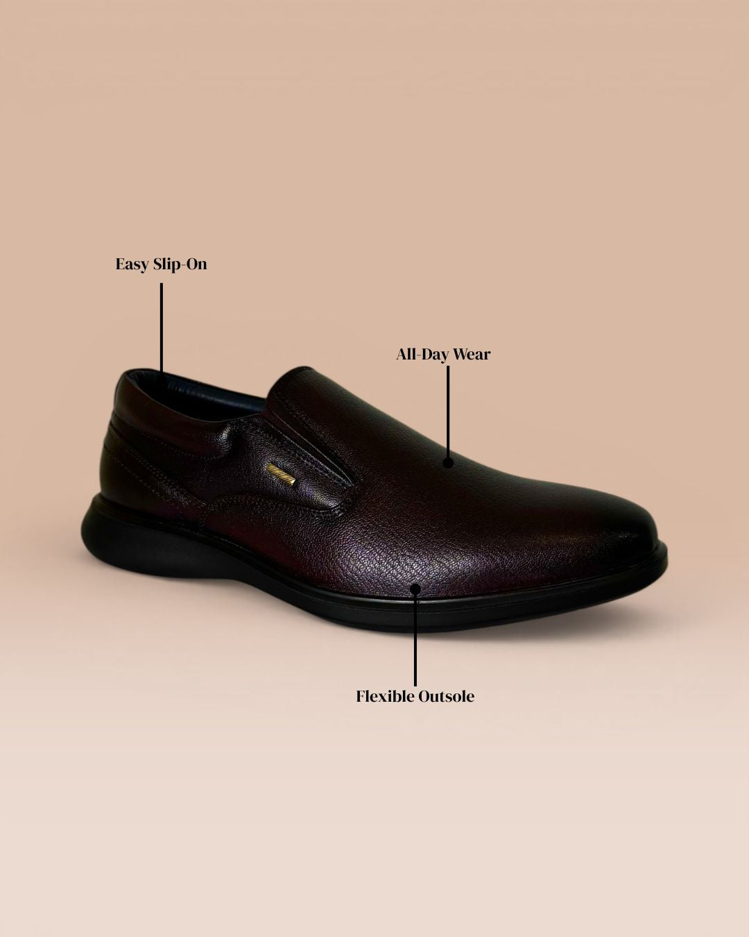Brown Slip-On Shoes
