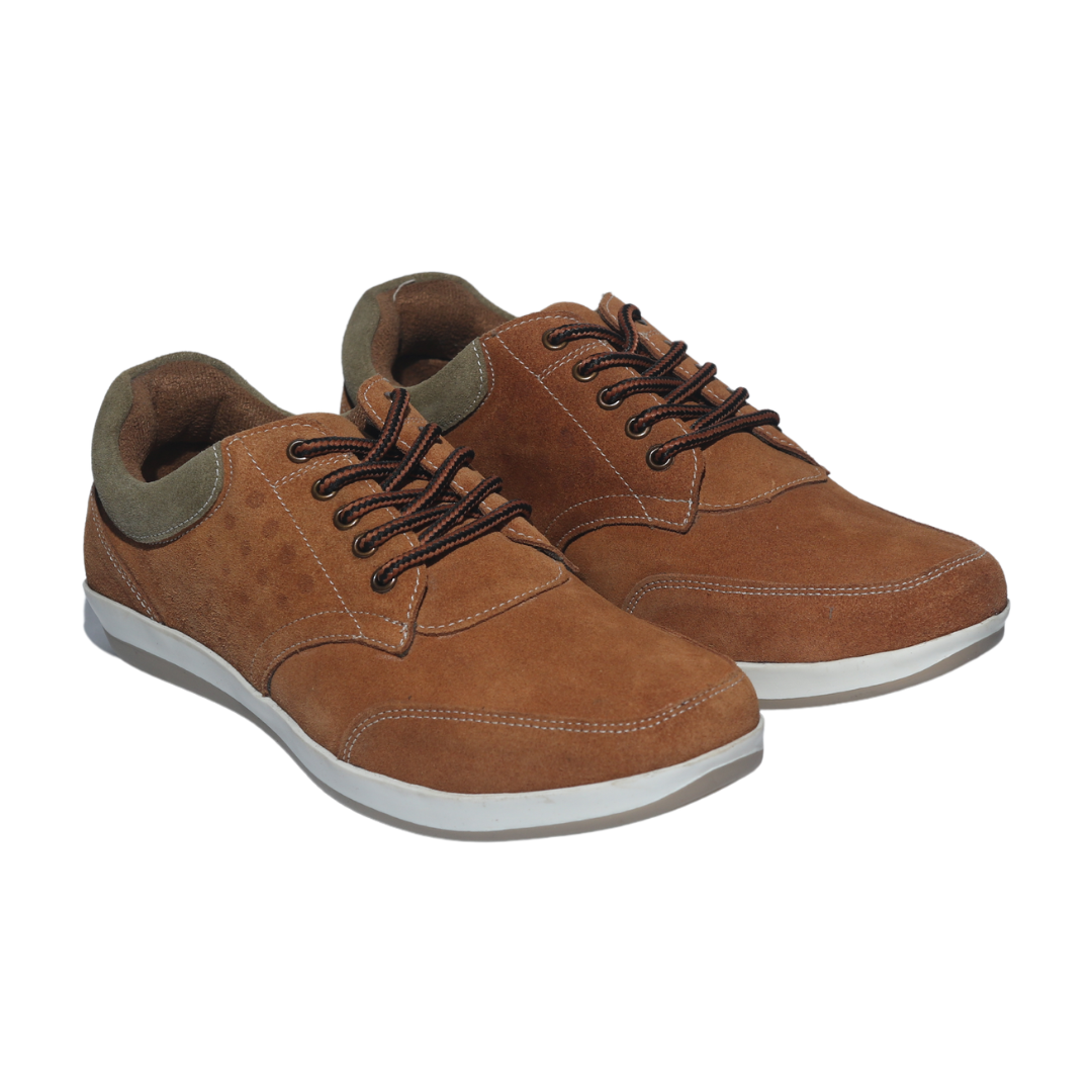 Tan Lace Up Sneakers