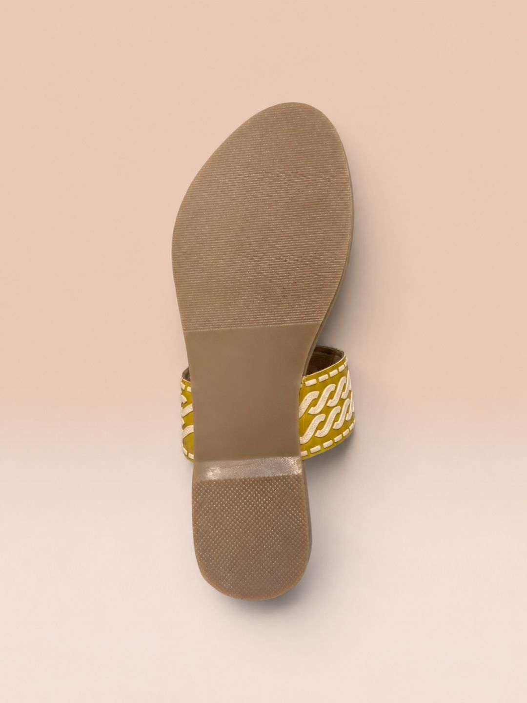 Mustard Toe-Ring Casual Sandals