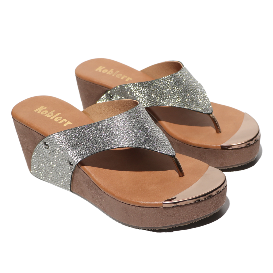 Silver Bling Wedges