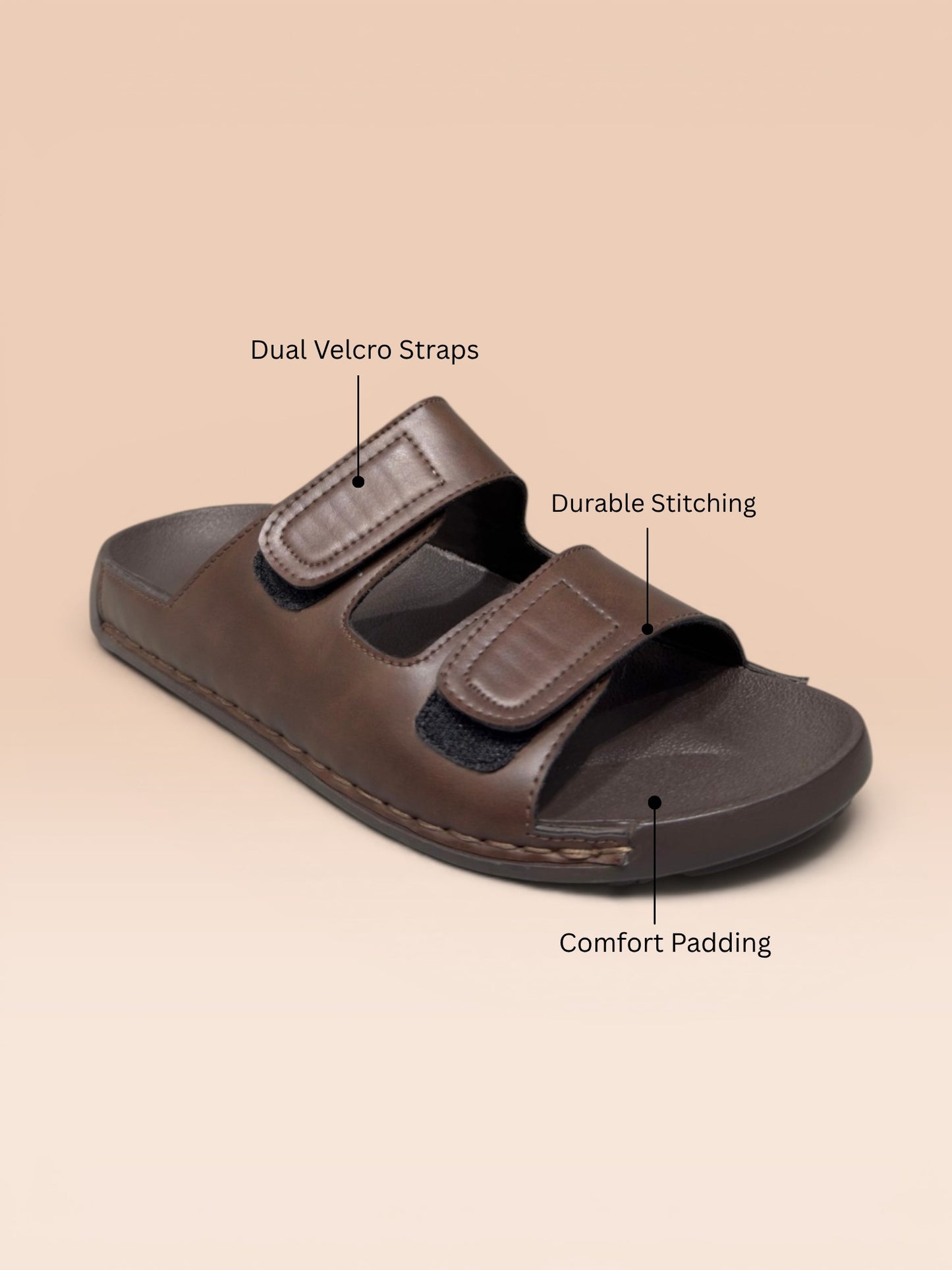 Men's Velcro Comfort Sandals