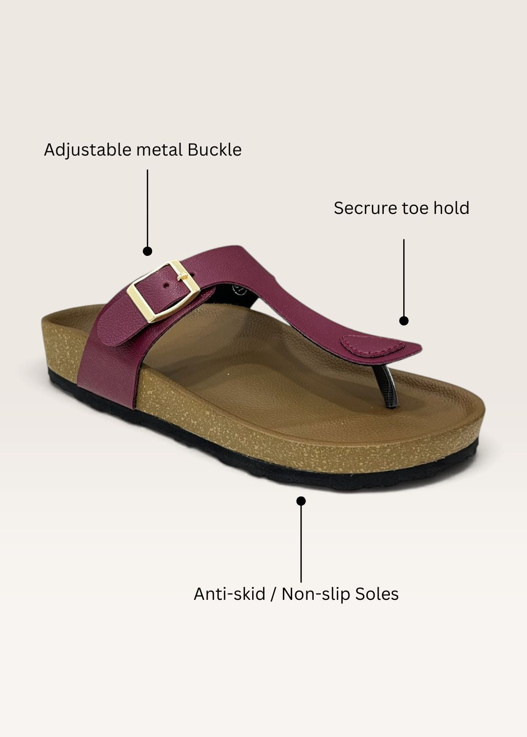 Women T-Strap Comfort Sandals