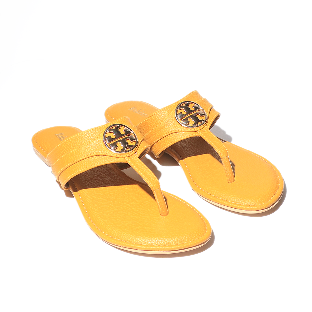 Yellow Flat Thongs