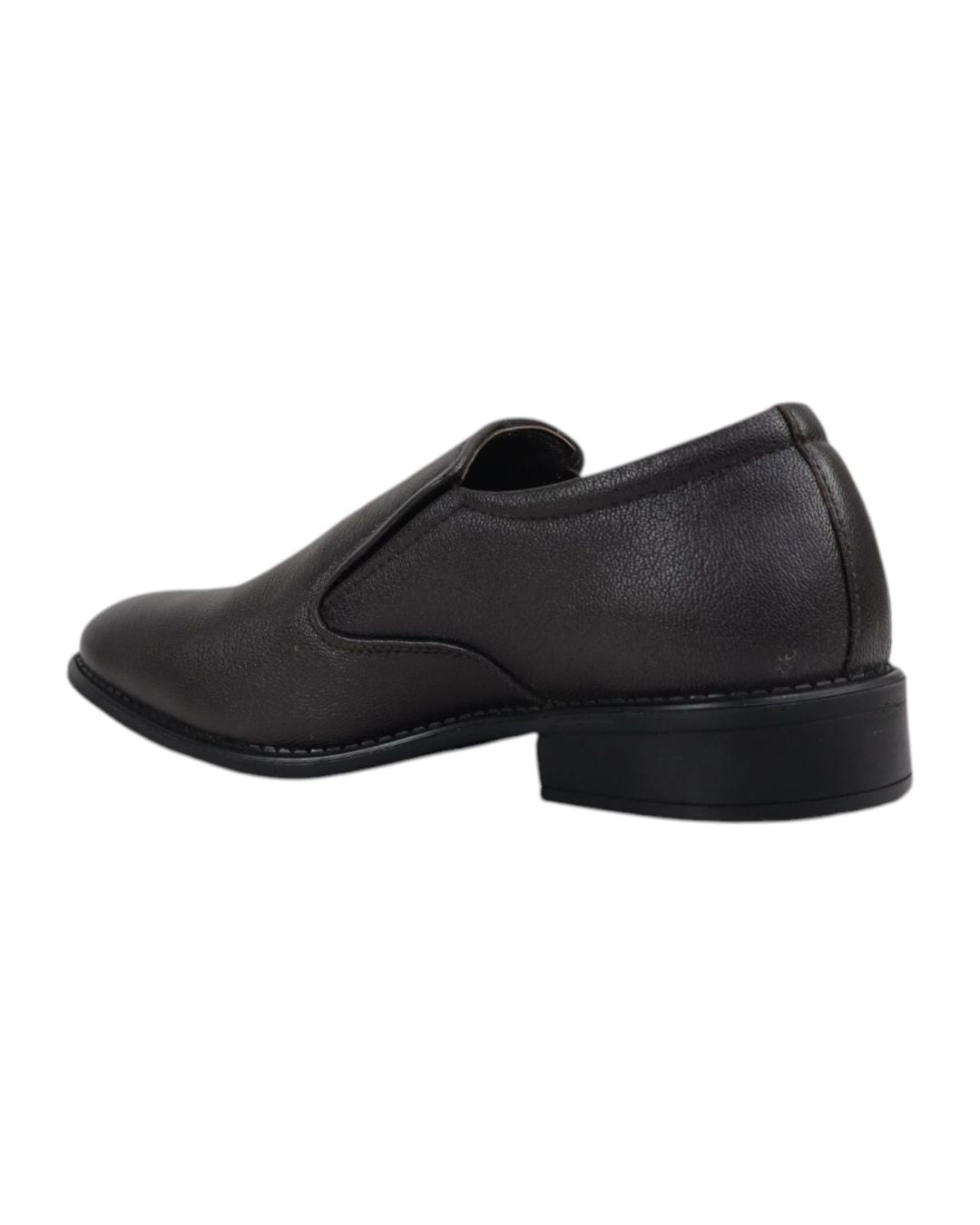 Lee Cooper Black Leather Slip On Shoes