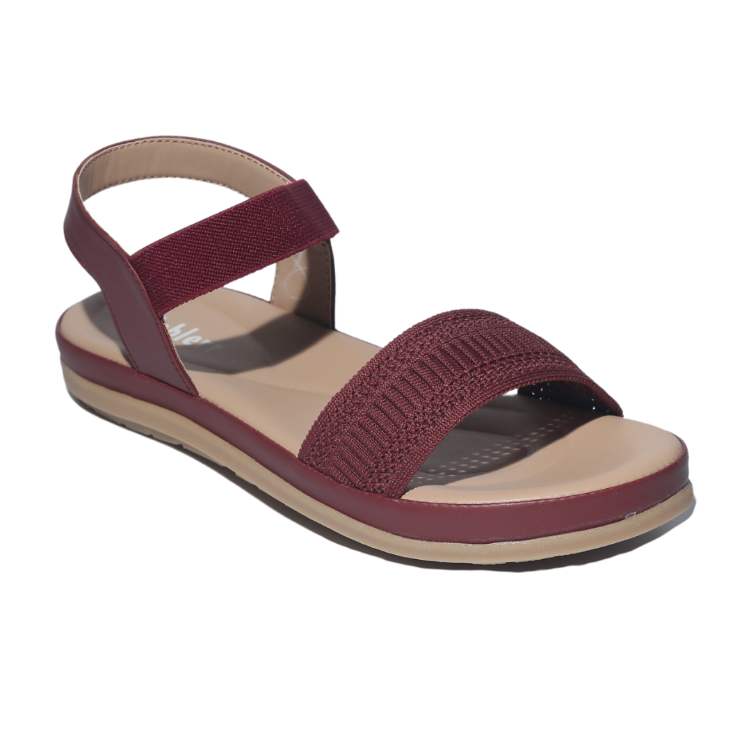 Maroon Casual Sandals