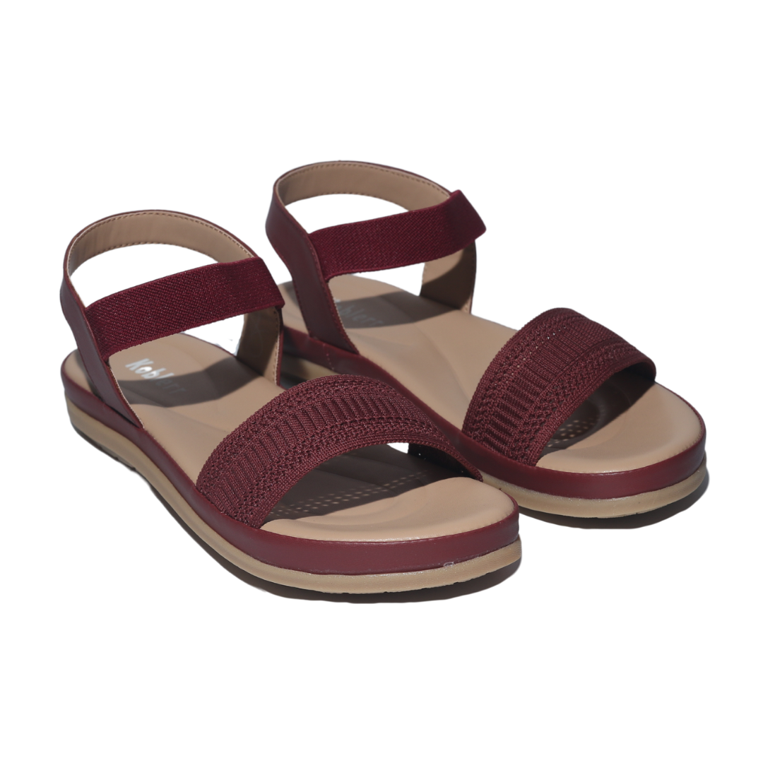 Maroon Casual Sandals