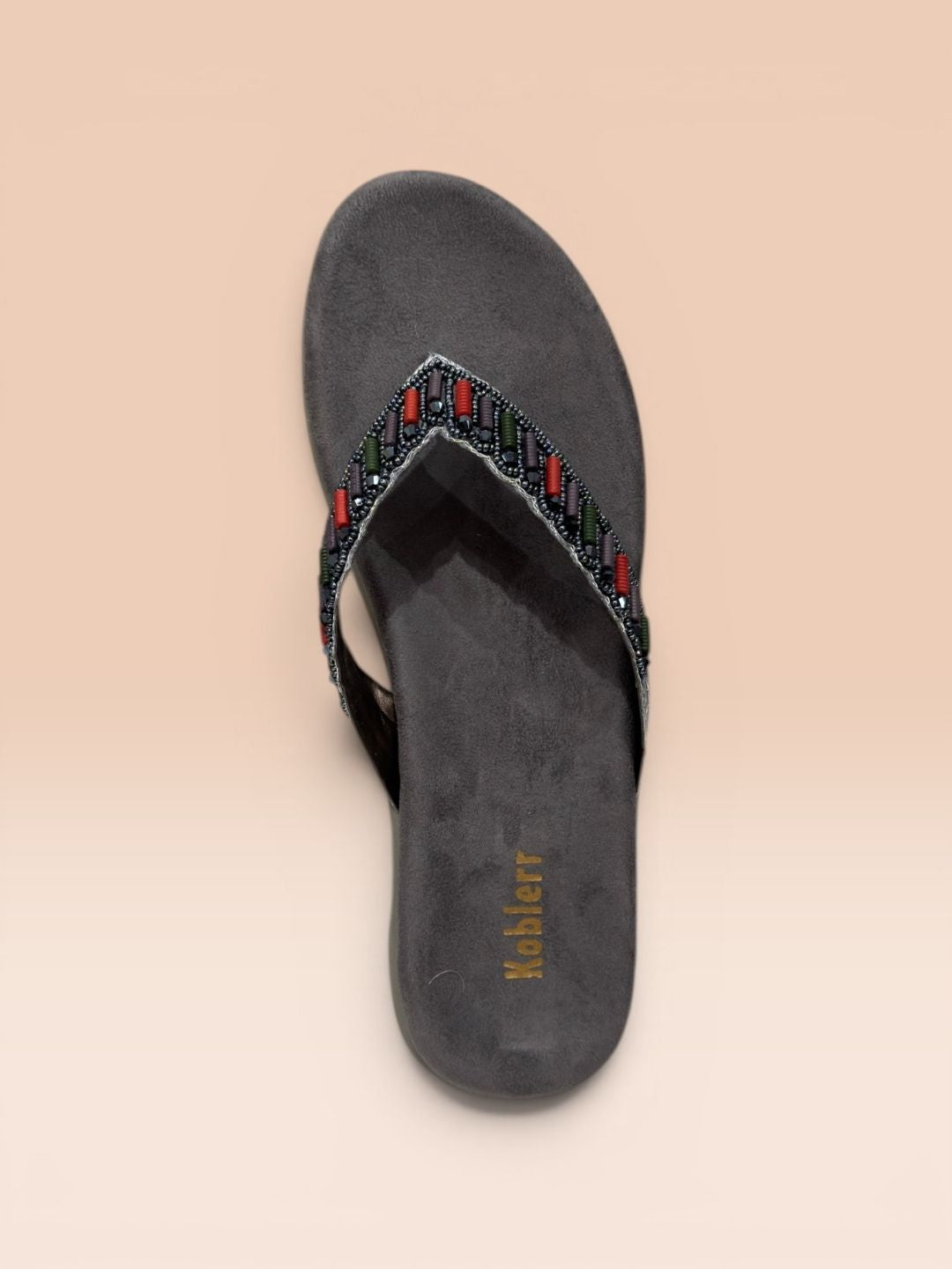 Grey Slip-On casual Sandals