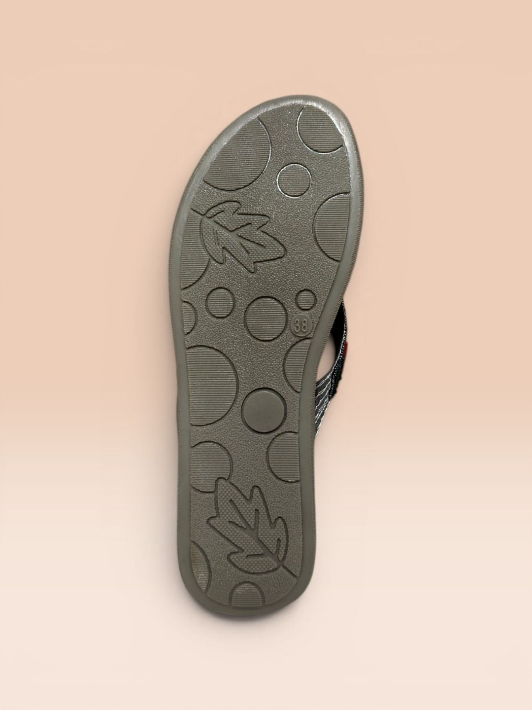 Grey Slip-On casual Sandals