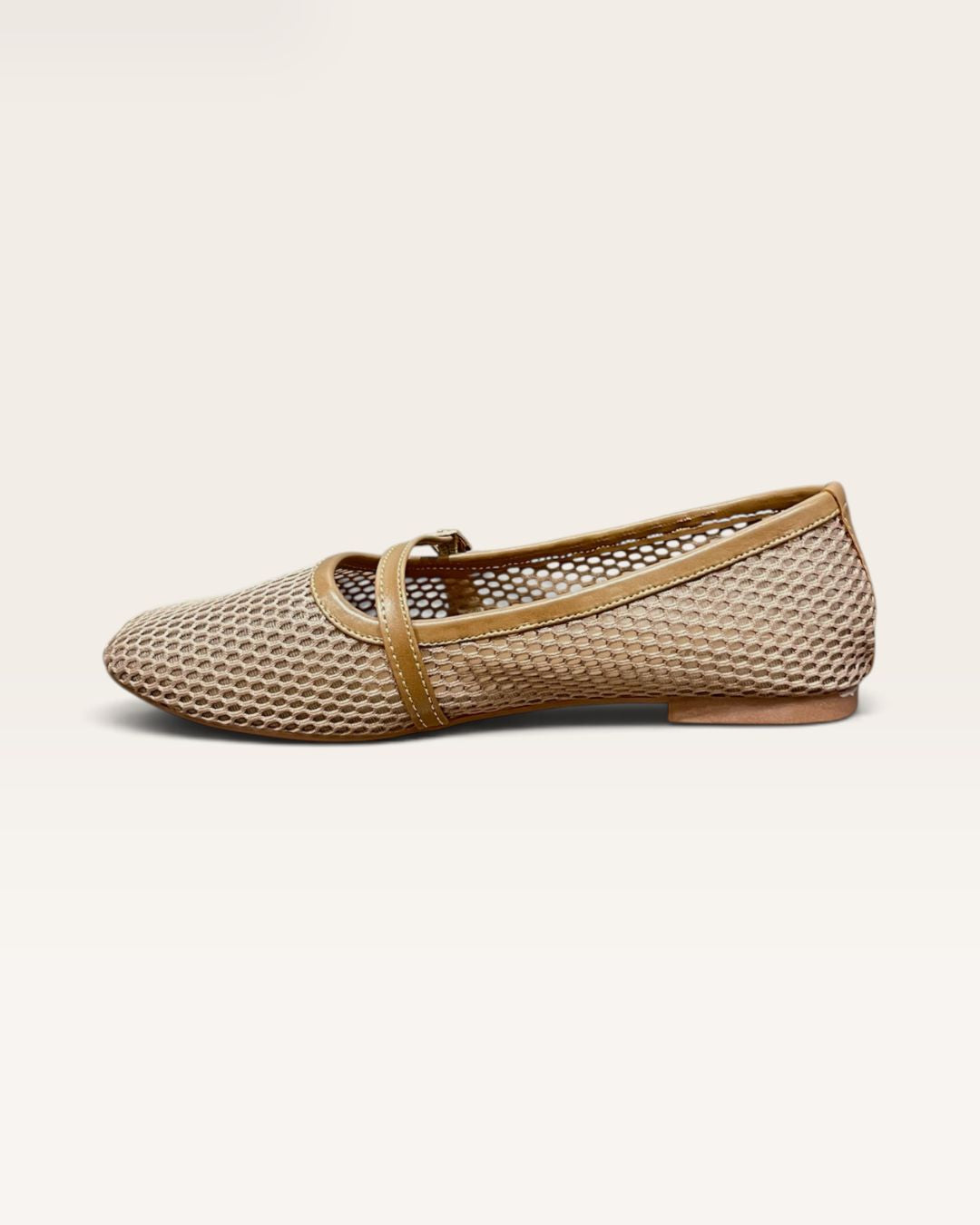 Mesh Ballet in Beige