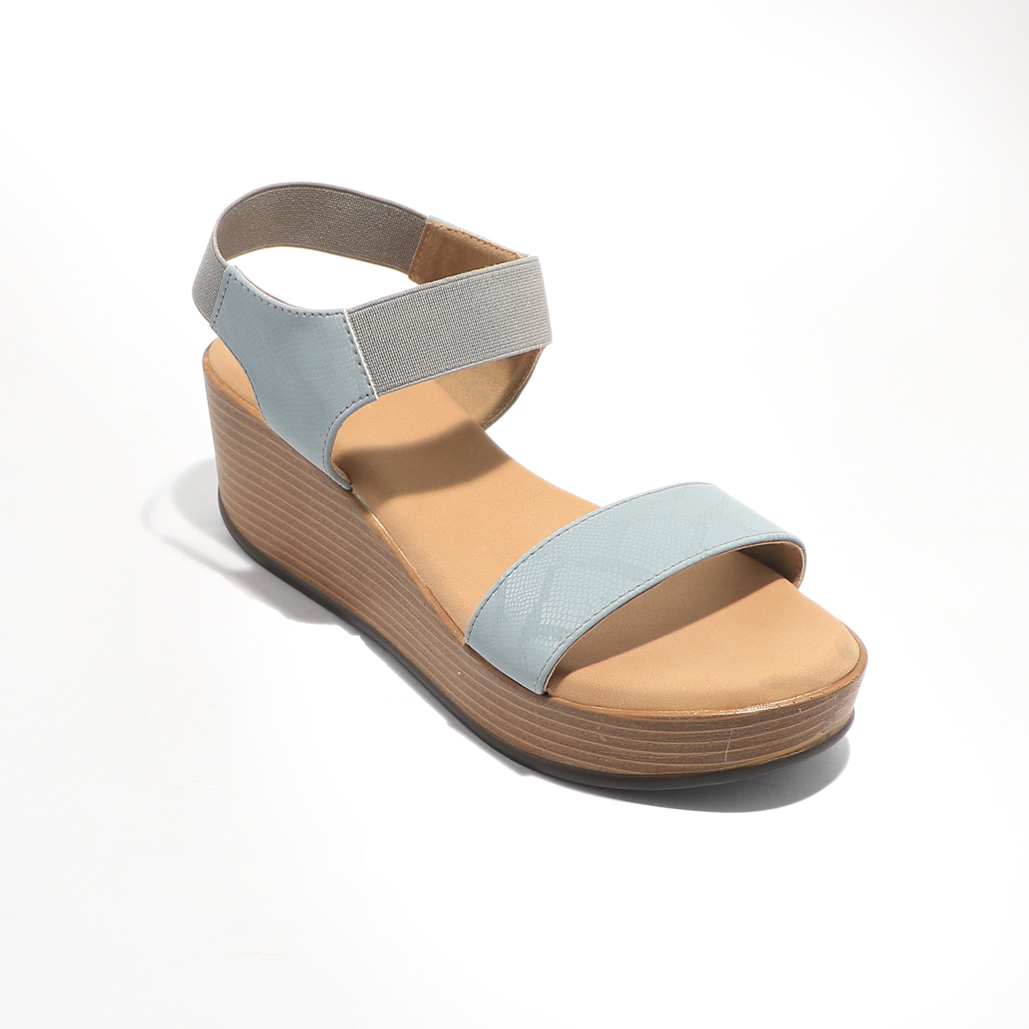 Blue Casual Wedge