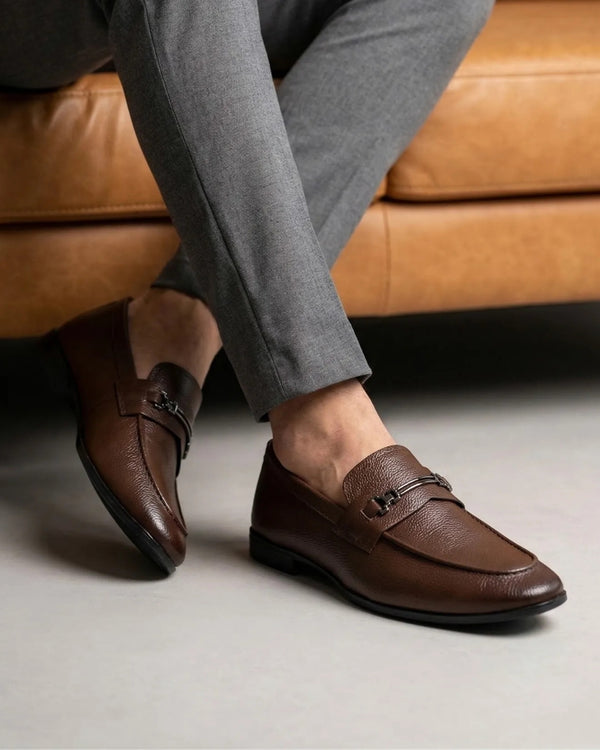 Tan Men Formal Moccasin