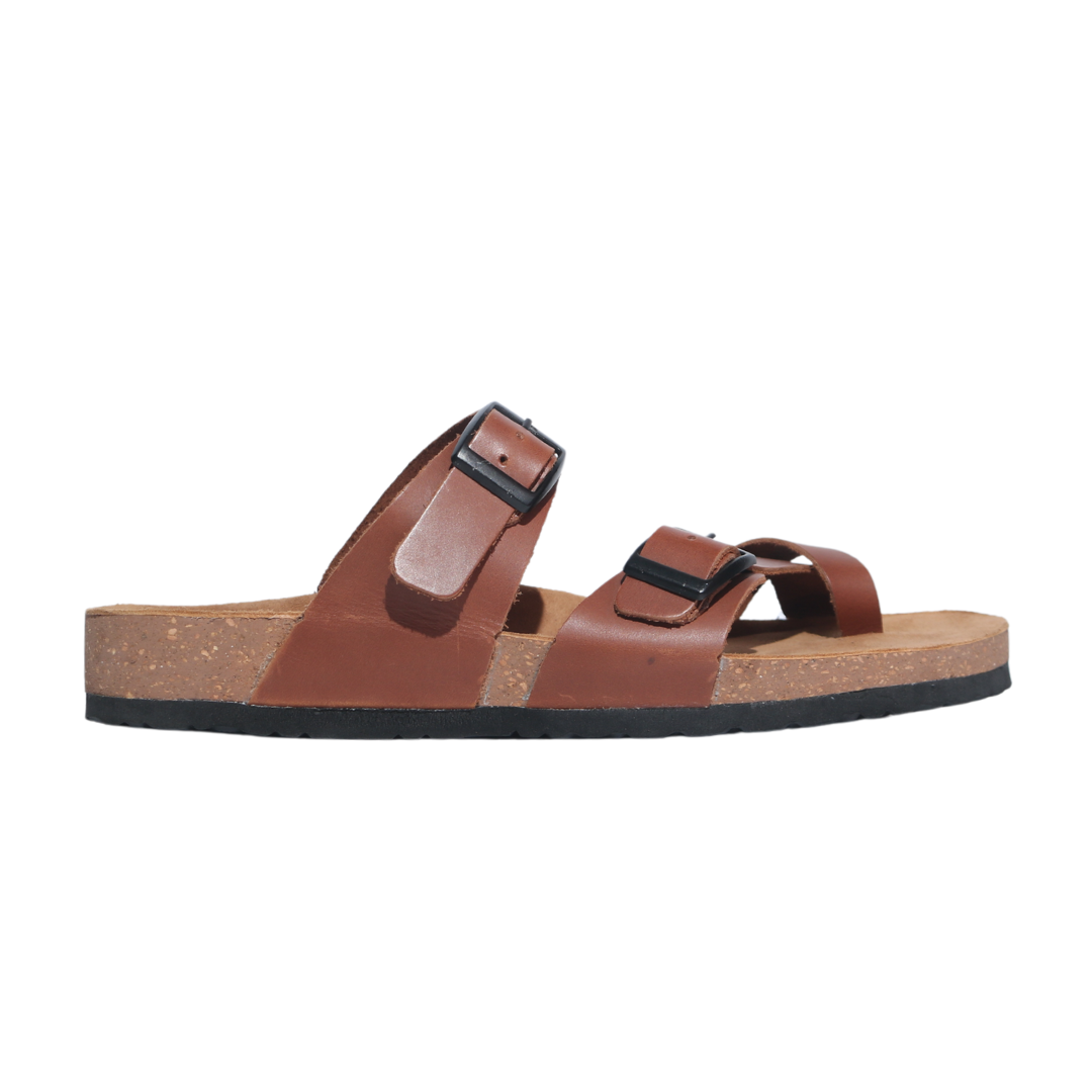 Men's Toe Ring Sandals in Tan