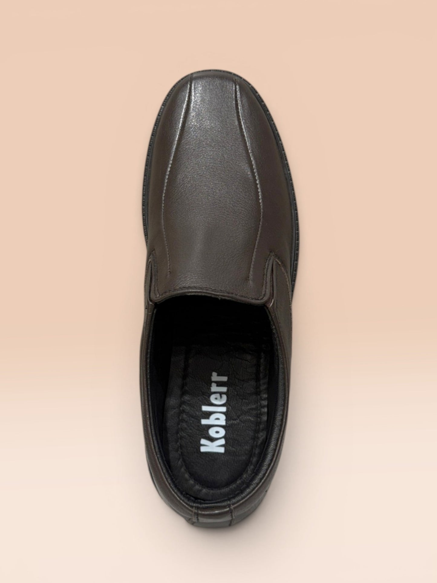 Brown Formal Slip-on Shoes