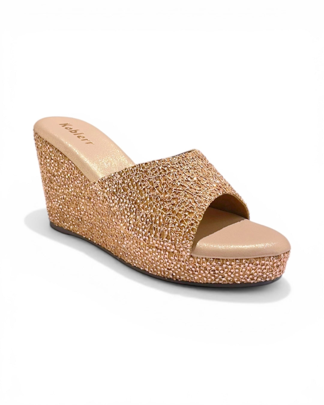 Embellished Wedge Sandals