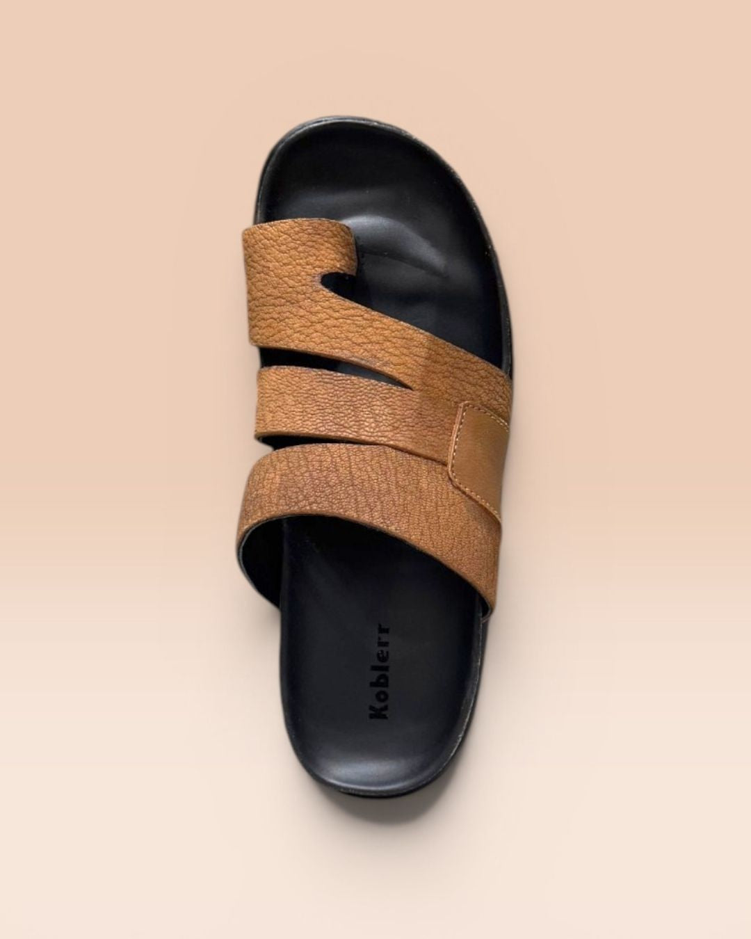 Tan Comfort Leather Sandals