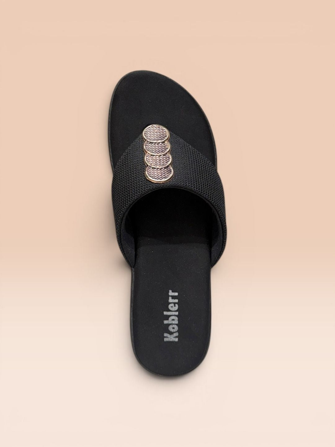 Black Casual Slippers