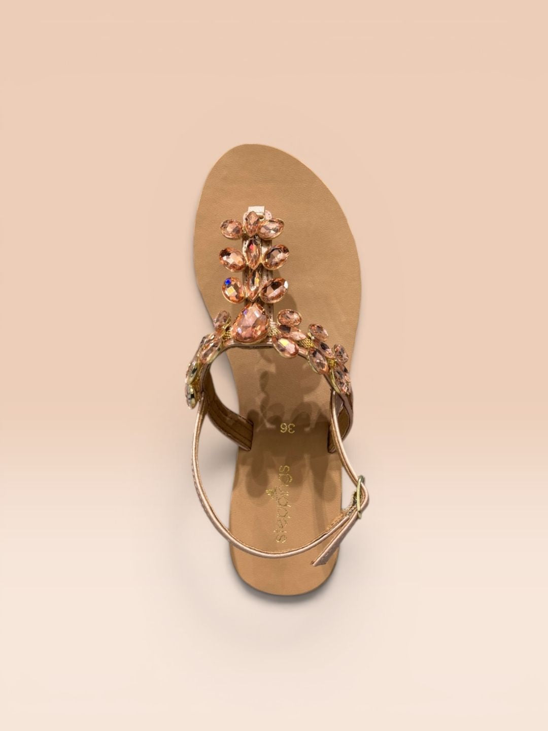 Rose Gold Elegant Women Sandals
