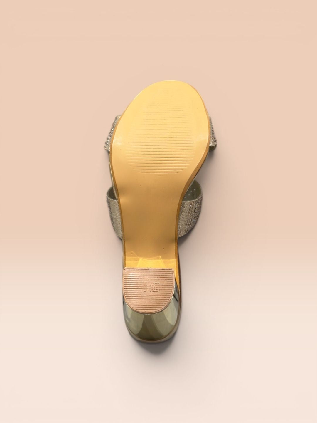 Gold Block heel