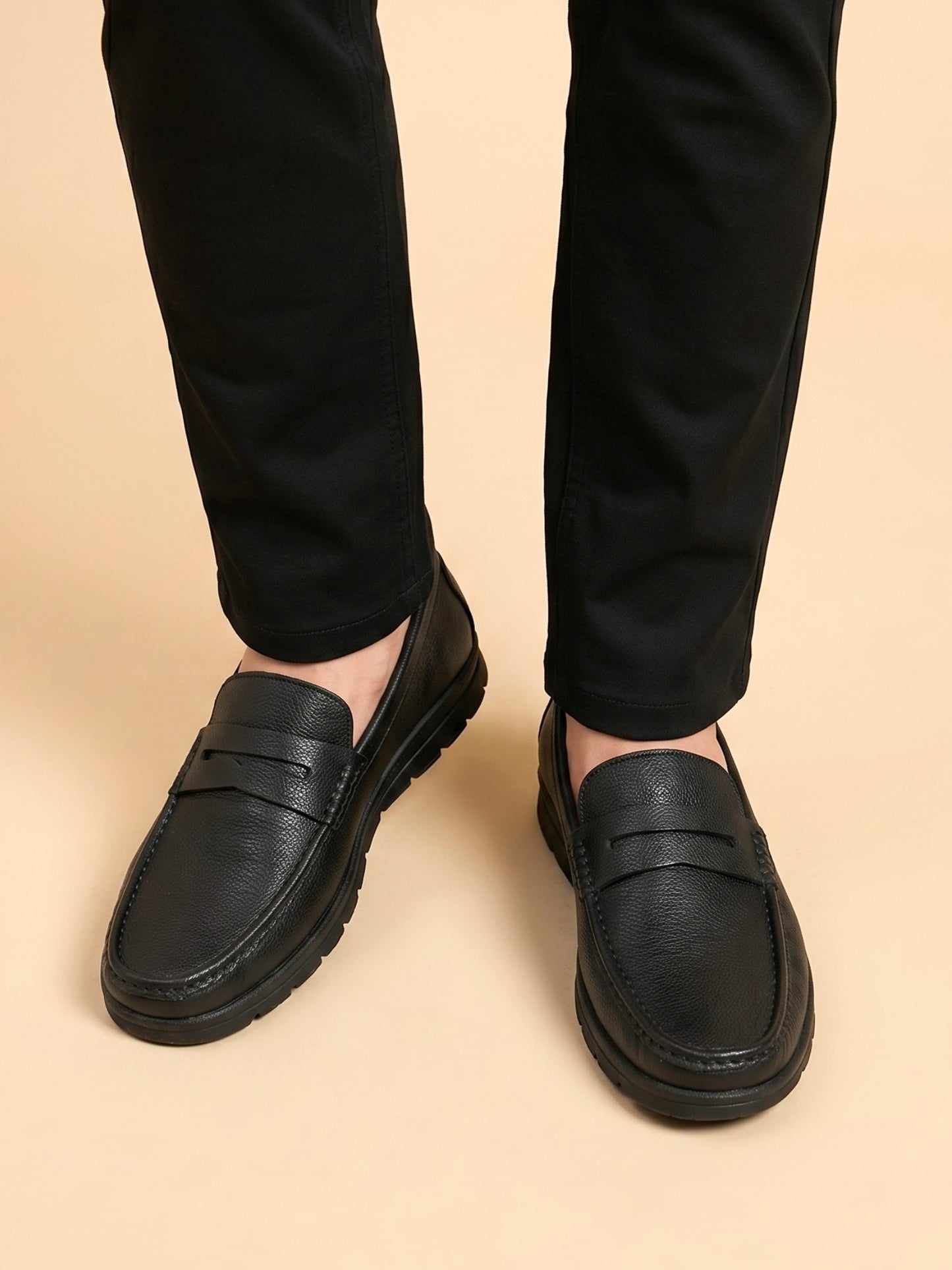 Black Formal Penny Loafers