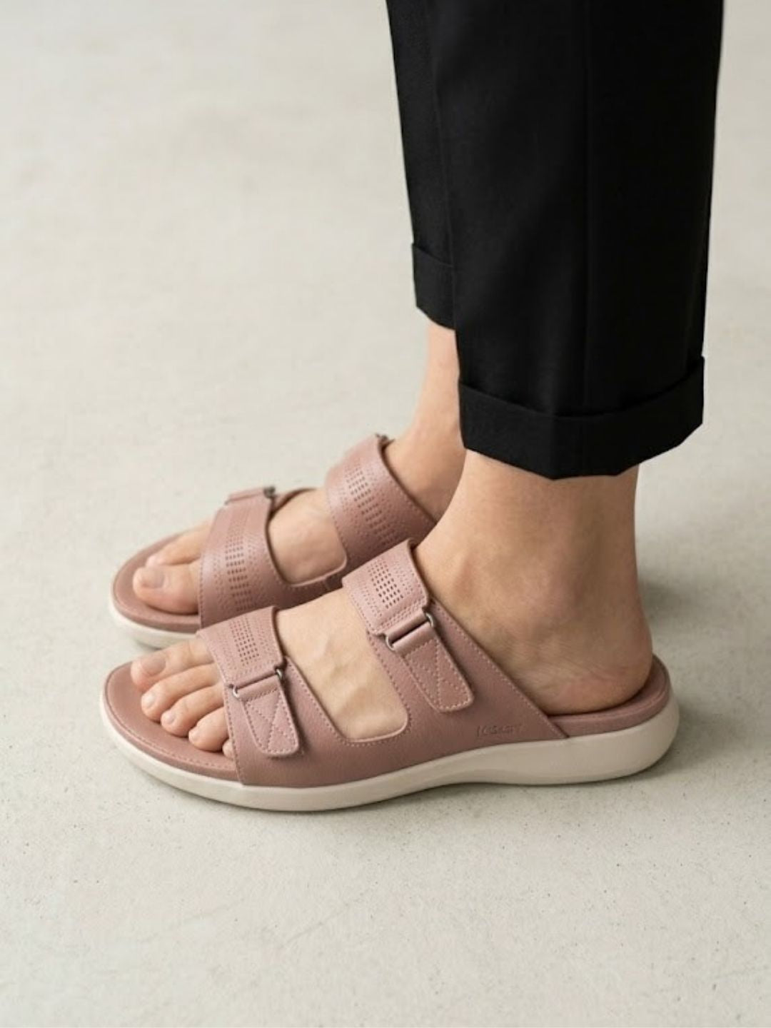 Double Buckle Comfy Sandals