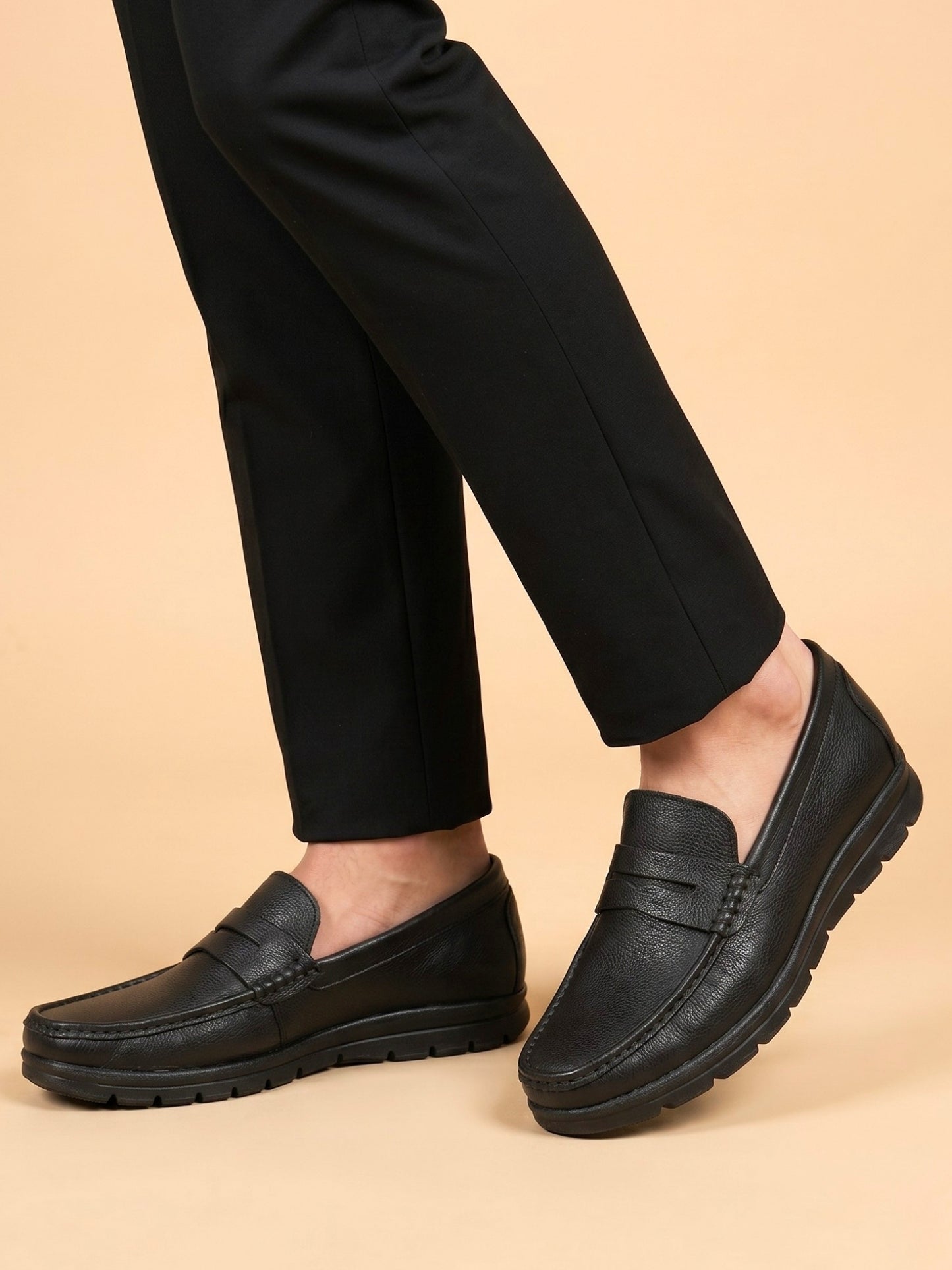 Black Formal Penny Loafers
