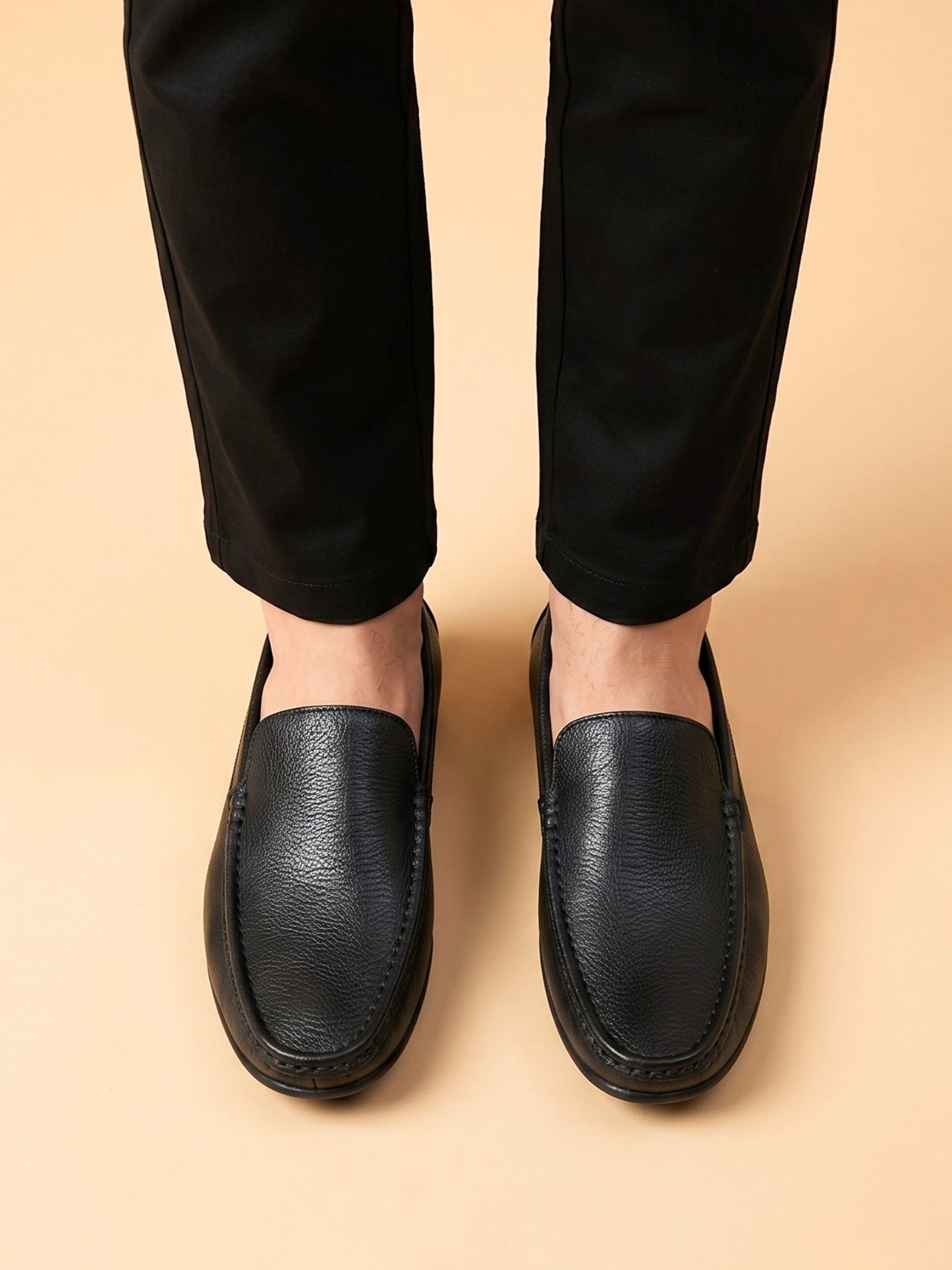 Black Slip-On Loafers