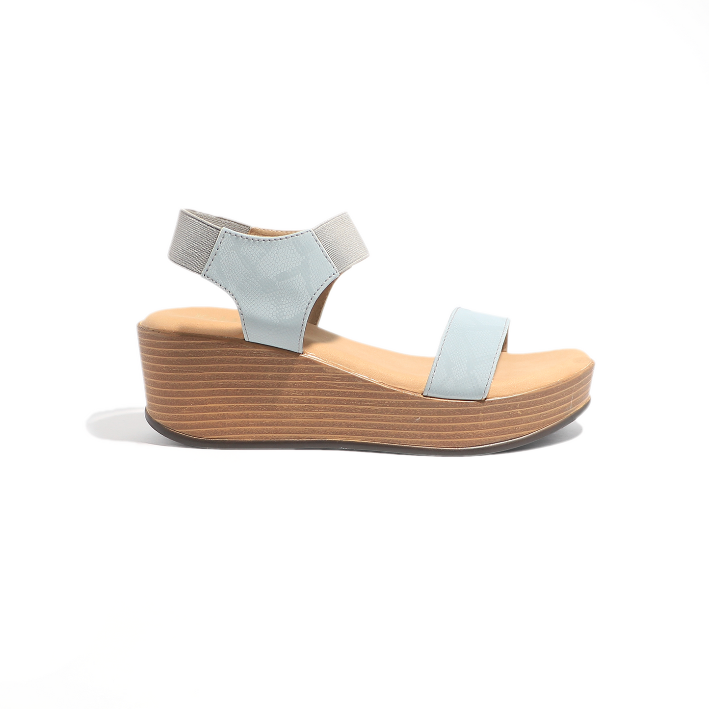 Blue Casual Wedge