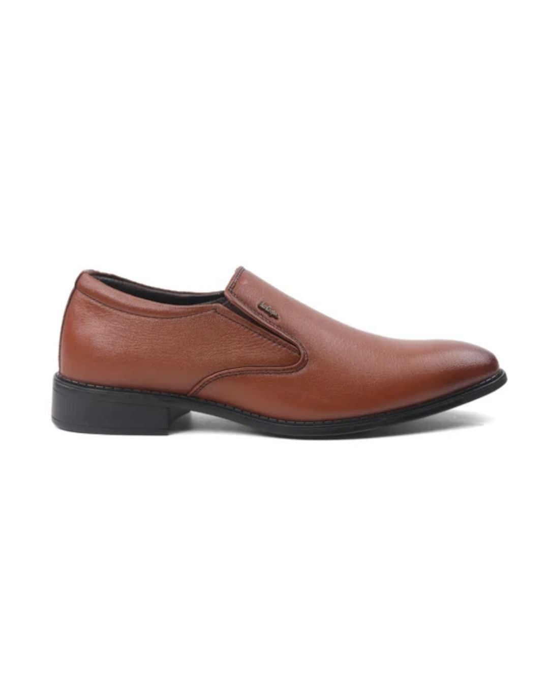 Lee Cooper Tan Leather Slip On Shoes