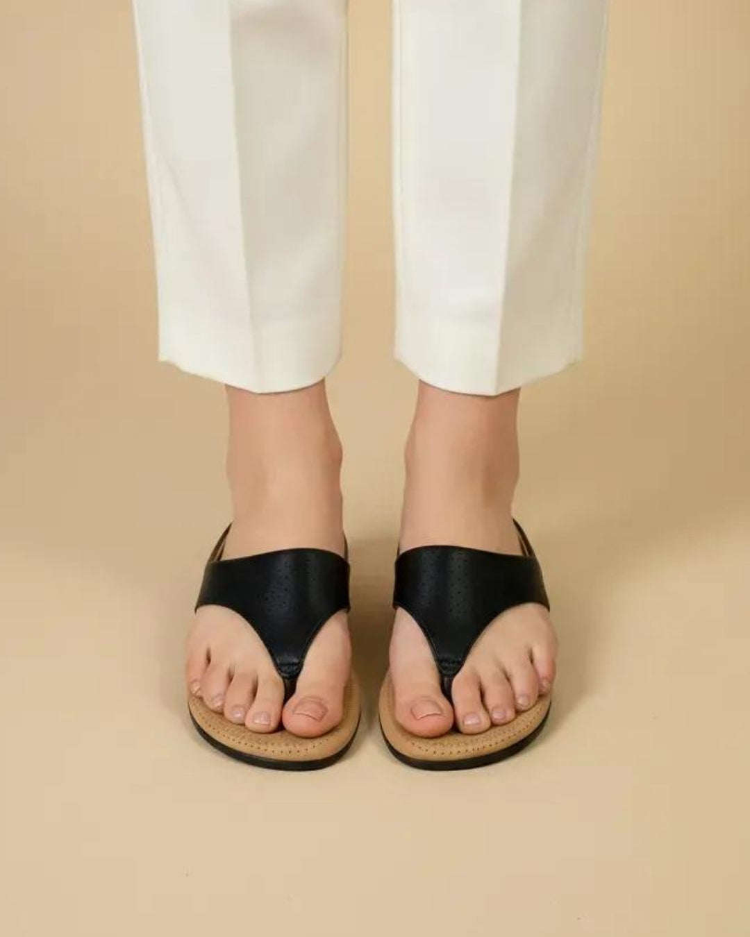 Women Black Casual Comfort Flats