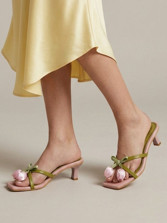 Pink Tulip Heels