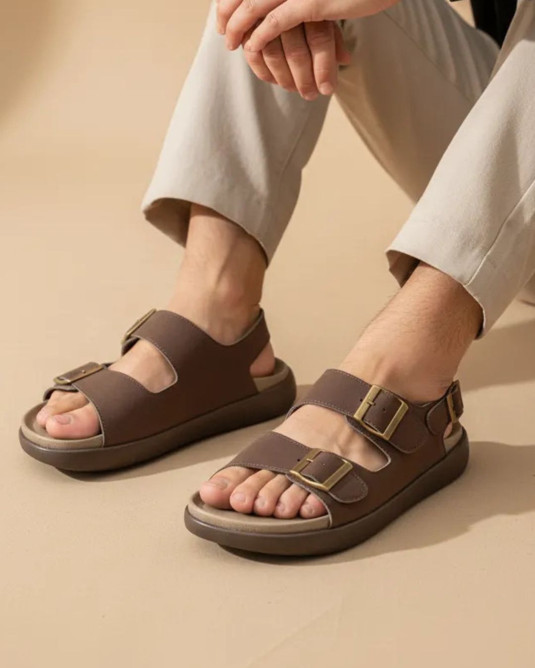 Men's Casual Sandals in Brown