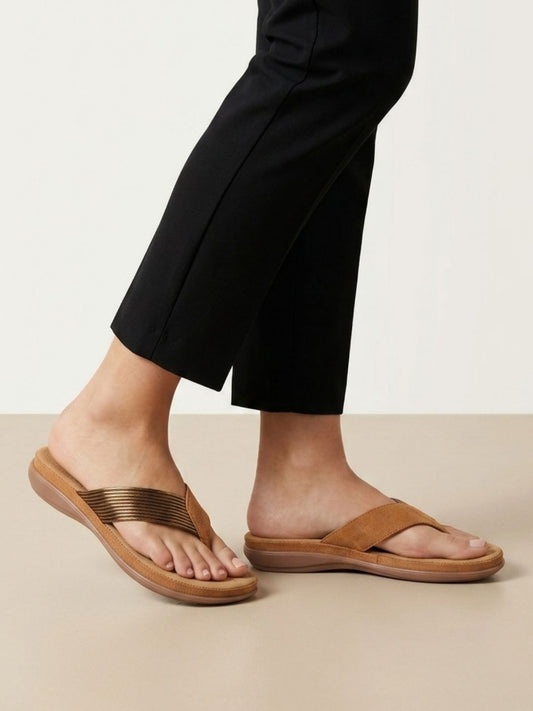 Tan Casual Sandals
