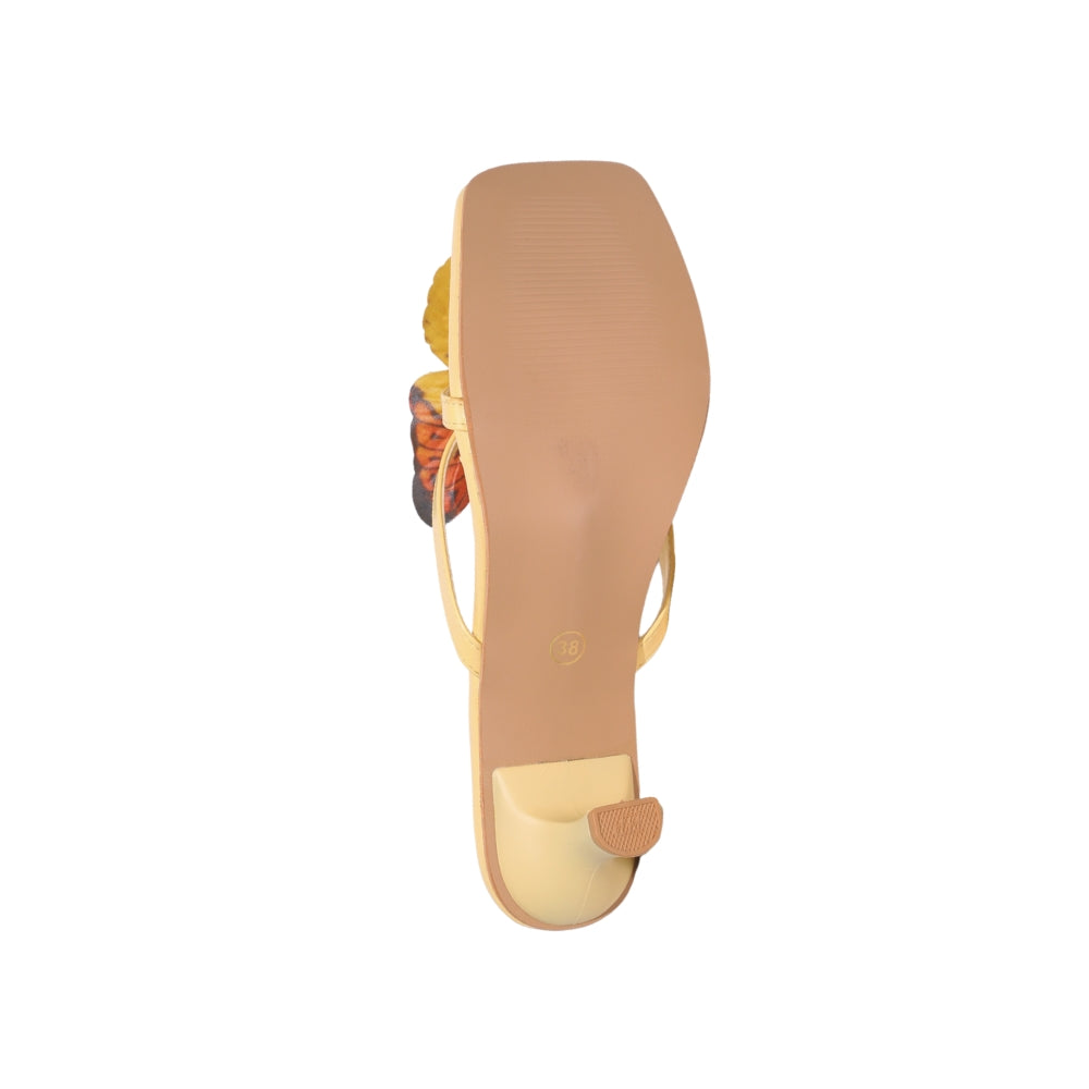 Yellow Butterfly Heels