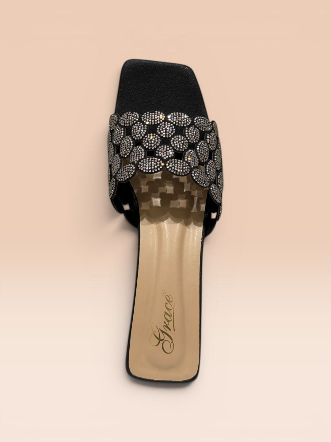 Black  Kitten heel