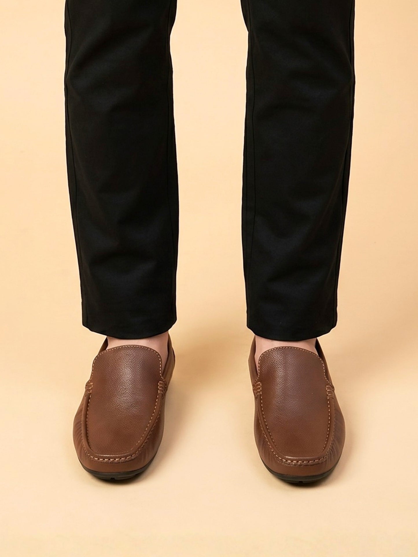 Brown Slip-On Loafers