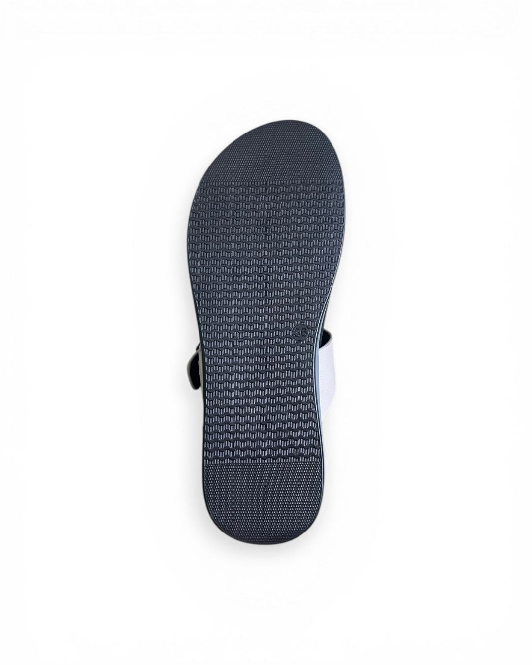Grey T-strap Sandals